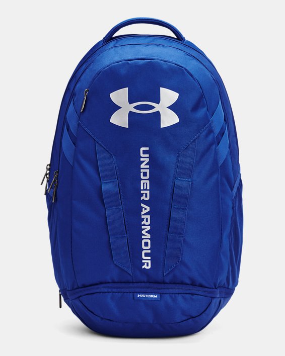 UA Hustle 5.0 Backpack, Blue, pdpMainDesktop image number 0